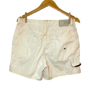 Y2K Tommy Hilfiger Carpenter Shorts, cream, 10